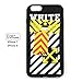 LA Design x Street Fashion - TPU Flexible Plastic Protective Case/Cover/Skin/Bumper for iPhone 7 & 8-4.7 Inches (Yellow)