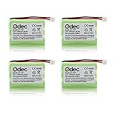 Odec Cordless Phones Battery for Motorola SD-7501 SD-7502 SD-7561 SD-7581 MD4250 MD4260 MD7101 MD7151 MD7161 MD725 V-Tech 89-1323-00-00 8913230000 89-0099-00- 00 (4pack 3.6V Ni-MH 1000mAh)
