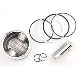 Wingsmoto GY6 100cc Piston Kit 50mm Big Bore Piston Rings Pin Set Moped Scooter 139QMB