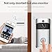 Wireless Doorbell WiFi Smart Video Doorbell 720P HD Smart Security Camera Doorbell With Realtime Push Alerts Watchdog Surveillance System Night Vision (Batteries Not Included)