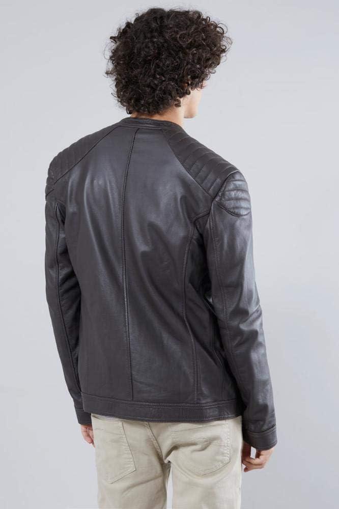 jaqueta de couro masculina reserva