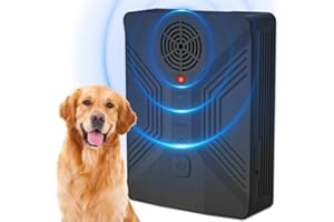 AXOFWGA Anti Barking Device For Dogs, 50 Ft Dog Barking Deterrent Devices, 4 Frequency Weatherproof Ultrasonic Bark Deterrent, Effective Stop Barking Dog Devices, Stop the dog from barking at a distance