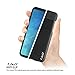 LG Q6 Case, J&D [Lightweight Bumper] [Anti-Scratch] [Leather Texture Pattern] Shock Resistant Protective Rubber Silicone TPU Slim Case for LG Q6 - Black