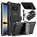 Galaxy Note 8 Case, Venoro Heavy Duty Armor Shockproof Rugged Protection Case Cover with Belt Swivel Clip and Kickstand for Samsung Galaxy Note 8 6.3