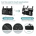 Bseash Bunk Bed Organizer, Bedside Caddy Hanging Bed Organizer Storage Bag 8 Pockets, for College Dorm Rooms Bed, Hospital Bed, Baby Bed Rails, 600D Oxford Cloth