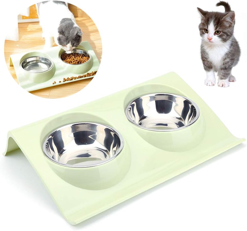 Doppelter Futternapf Katzen ,Futternäpfe Katzenfutter, Katzennäpf ...