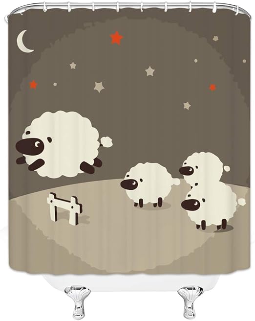 Amazon Com Qianliansheji Shaun The Sheep Movie Decorative Shower