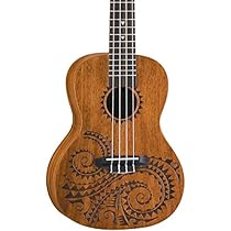 Luna Mahogany Series Tattoo Concert Ukulele
