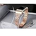 bayite Bands Compatible Fitbit Charge 2, Replacement Metal Bracelet Adjustable Fitbit Charge 2 Bands Rose Gold with Rhinestone