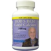 Bob Barefoot&rsquo;s Bob&rsquo;s Best Coral Calcium 2000 mg &ndash; Original Authentic Coral Calcium Formula &ndash; 90 Caplets &ndash; Founder Developed, Premium Mineral Supplement
