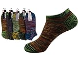 SDBING 5 Pair Men's Ethnic Style Cotton Crew Athletic Sock
