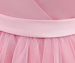 Nileafes Flower Girls Maxi Dress Bridesmaid Wedding