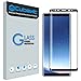Galaxy Note 8 Screen Protector, Cubevit Full Coverage / Bubble Free / Anti-Scratch / HD Clear 3D Curved Premium Tempered Glass Screen Protector Film for Samsung Galaxy Note 8 2017 - Black