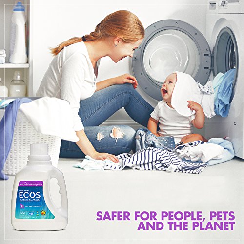 Earth Friendly Products ECOS 2X Liquid Laundry Detergent, Lavender, 200 Loads, 100 FL oz (Pack of 2) - Thumbnail 4