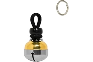 Noble Bells - Handmade in USA, Extra Loud Collar Bell for Cats and Dogs, Premium Brass and Nickel Silver