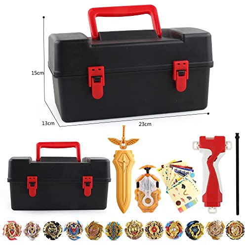 PWTAO Bey Battling Top Burst Launcher Grip Toy Blade Set Game Storage