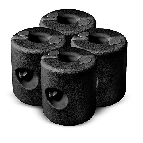 HENGMEI Pavillonstandfüße 4-teilig Pavillonfuß Standsicherung Befestigung mit Wasser befüllbar für Pavillons Gartenzelte…