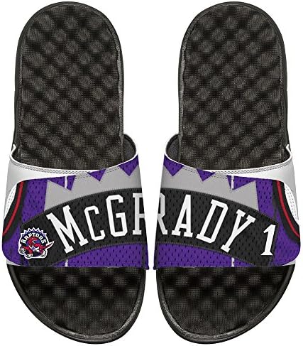 NBA Toronto Raptors Tracy McGrady Retired Player Islides Jersey, White/Black, 7