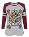 Harry Potter Hogwarts Women's Raglan Long Sleeve Cotton T-Shirt Medium