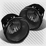 Xtune Smoked Direct Fit Bumper Fog Lights Lamp+Bulbs+Switch+Relay+Wiring Harness Pair Left+Right