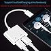 USB C to 3.5mm Audio Adapter, HiMusic 2 in 1 USB Type C Male to 3.5mm Female Stereo Earphone Dongle and Charging Adapter Compatible with Google Pixel 4/3/2XL,Galaxy S20+/Note 10/10+ and More(White)