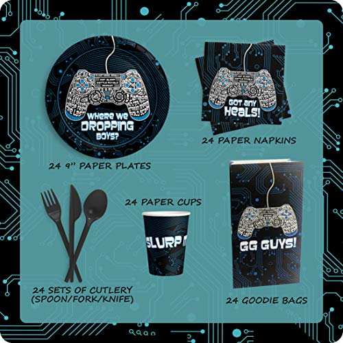 2 Video+Game+Party+Supplies+Decorations