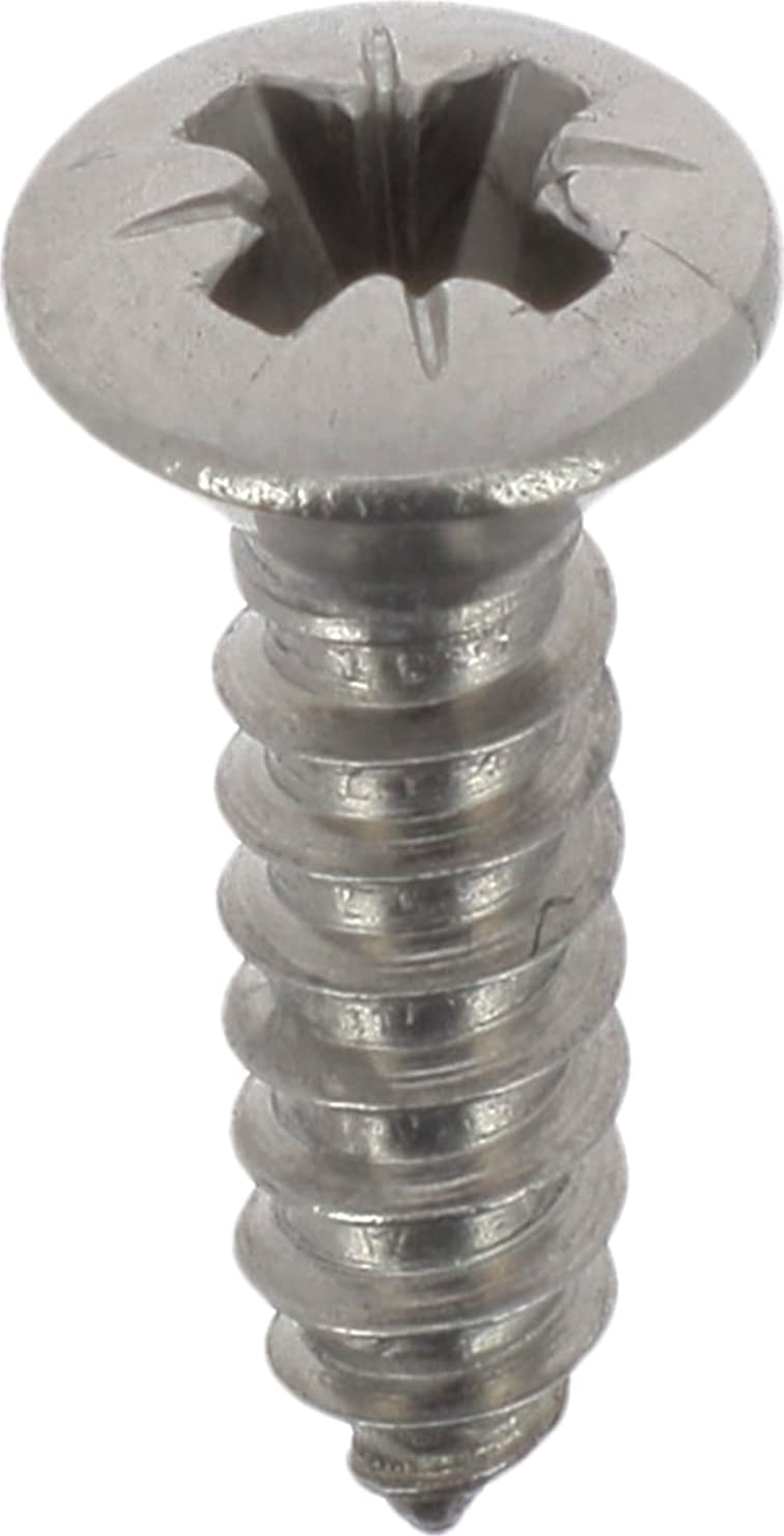 A4 Stainless Steel Countersunk Pozidrive Pan Head Screw 3.9 mm x 16 mm DIN 7983 Pack of 20