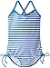 Kanu Surf Little Girls' Toddler Bali One Piece Swimsuit, Blue, 3T