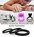 Soft Silicone Vibrating Cockring for Male - 5 Per Pack Cock Rings 100% Medical Grade Pure Silicone Penis Ring Set for Extra Stimulation - Better Sex Toy for Erection Enhancing and Last Longer Orgasm