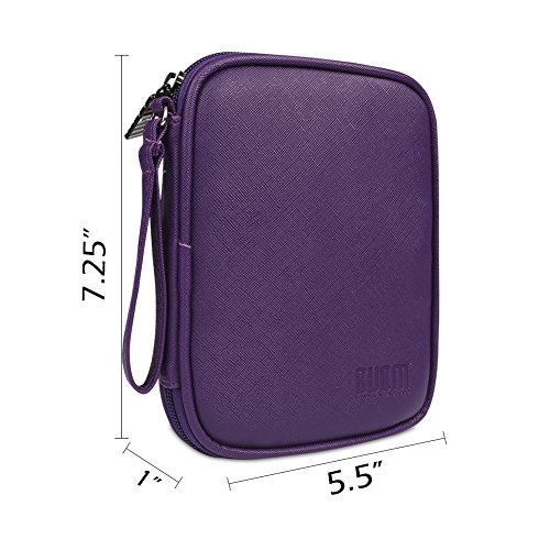 image for BUBM External Hard Drive Carry Bag, Organizer for Hard Drive, Power Ba