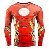 Cosfunmax Thanos Shirt Super Hero Compression Sports Shirt Men's Fitness Tee Gym Tank Top XXL