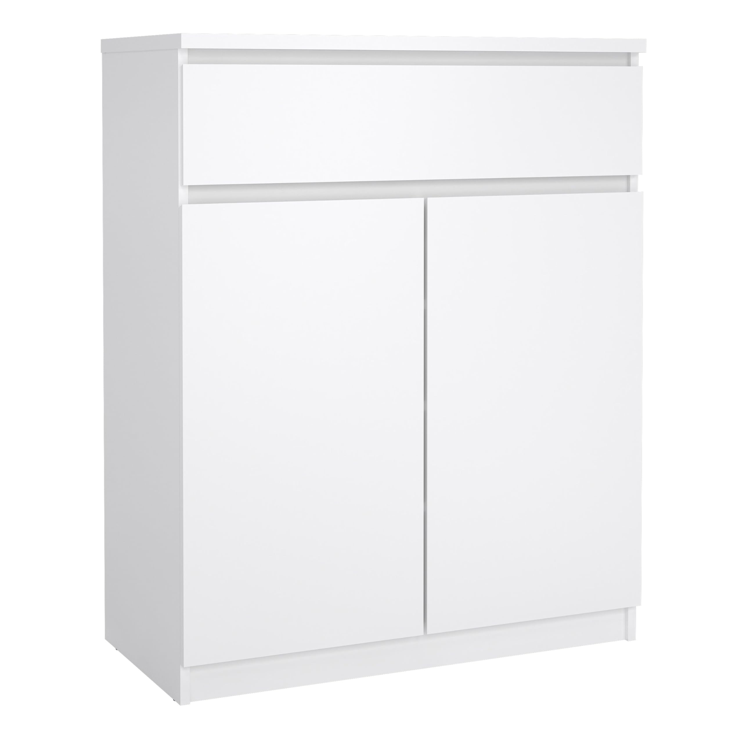 Furniture To Go | Naia Sideboard - 1 Drawer 2 Doors in White High Gloss