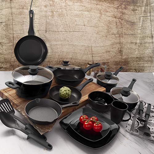 Gibson Soho Lounge Nonstick Aluminum Induction Pots and Pans