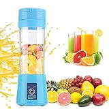 Fruit Cups Personal Blender Juicers Portable Blender Mini Blender Easy to Clean USB Rechargeable Gifts for Elderly Gravida Travel Camping Office Kitchen Vegetables Food Crusher Shakes and Smoothies