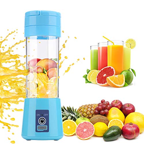 Fruit Cups Personal Blender Juicers Portable Blender Mini Blender Easy to Clean USB Rechargeable Gifts for Elderly Gravida Travel Camping Office Kitchen Vegetables Food Crusher Shakes and Smoothies