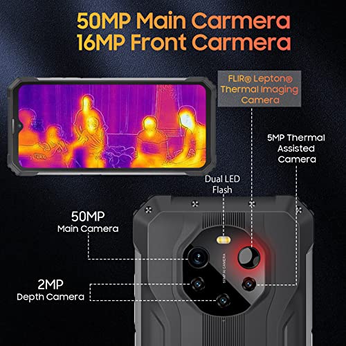 Blackview 5G Rugged Smartphone, BL8800Pro Unlocked Cell Phone, FLIR