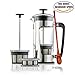 Espro Press P5 with Coffee Filter (3-4 cups, 18 oz) Bundle with Spoon, French Press Style Coffee Maker, Stainless Steel Cage, Carafe with Safety Lock™ (With Coffee Filter, 32 oz)