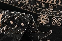Unique Loom Taftan Collection Border Geometric