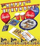 Smooth Industries MX Superstars Birthday Plates Blue