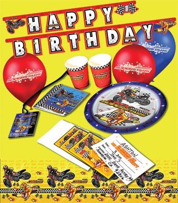 Smooth Industries MX Superstars Birthday Party Invites