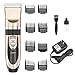 Nicewell Cordless Hair Trimmer for Men, Kids - Grooming Kit with 8 Attachment Guide Combs for Hair Cutting