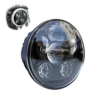 Locisne 5-3/4 “14,06” Ronde led-projectie Daymaker koplamp voor Harley Davidson Kickfaire motorfiets projector lichten 45W 9 LED lamp koplamp aluminium lamp