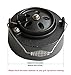 PanHy BBQ Dual Function Metal Top Draft Damper Cap Vent, Cast Iron Steel Top Adjustable Slide Chimney with Handle Fit for XXLarge,Xlarge, Large and Medium EGGs and other Kamado