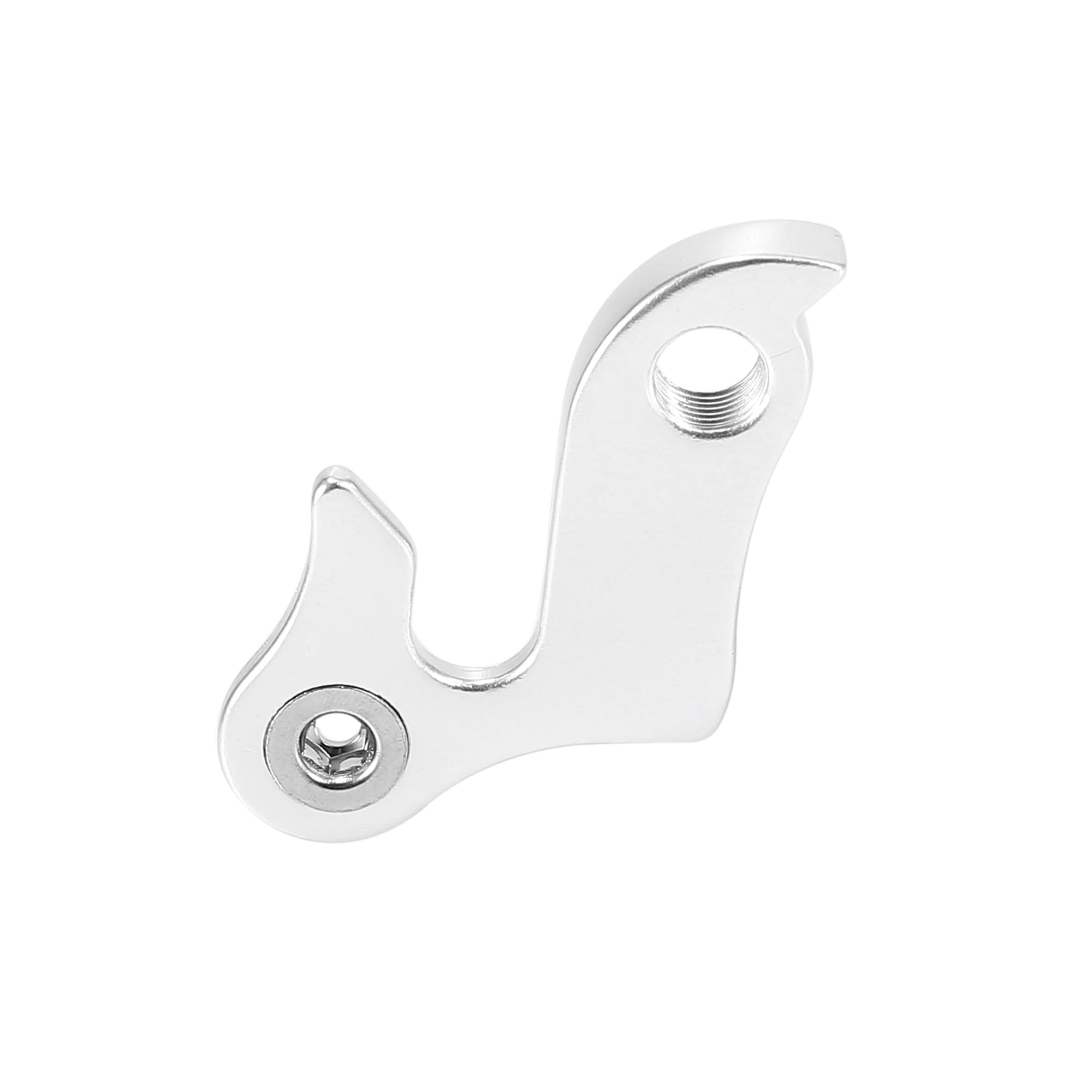 X AUTOHAUX Bicycle Rear Derailleur Hanger Extender Gear Tail Hook Silver Tone