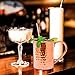 Benicci Moscow Mule Copper Mugs - Set of 4 - 100% HANDCRAFTED - Food Safe Pure Solid Unlined Copper Mugs 16 oz Gift Set - BONUS Highest Quality Copper Shot Glass and Cocktail Straws - Christmas Gift