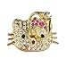 Seadream 2Pack Kitty Cat Head Ring Holder for All Smartphone,Cute Kitty Cat Head with Diamond Mobile Phone Ring Stent/Anti-Theft Clasp/Anti-drop/360 Degree Rotating Metal Ring Holder (2pcs Kitty cat)
