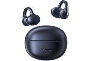 Baseus Bowie MC1 Pro Open Ear Earbuds, Hi-Res Wireless Audio with LDAC, HiFi4 Acoustic CD Sound, U-Ring CurveFit Comfort Design, SuperBass 2.0, DNN 4-Mic AI Clear Calls, IP67 Waterproof