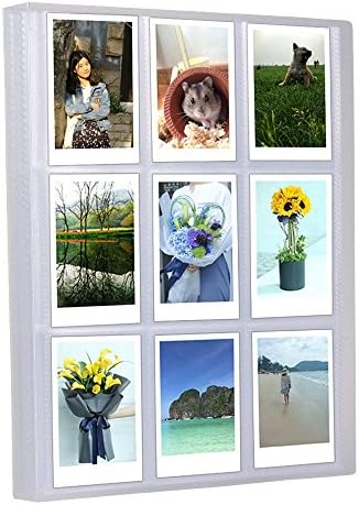 Bear Neccessities 288 Pockets Clear Photo Album for 3-Inch Pictures Taken by Fujifilm Instax Mini 9 Mini 8 Mini 8+ Mini 70 Mini 90 Mini 25 Ticket Album Name-Card Case