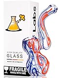PUFF LABS Thick 5 Inch Blue-Orange Glass Made In Germany