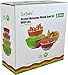 Surpahs Melamine Plastic Nested Mixing and Prep Bowl with Lids, Set of 4